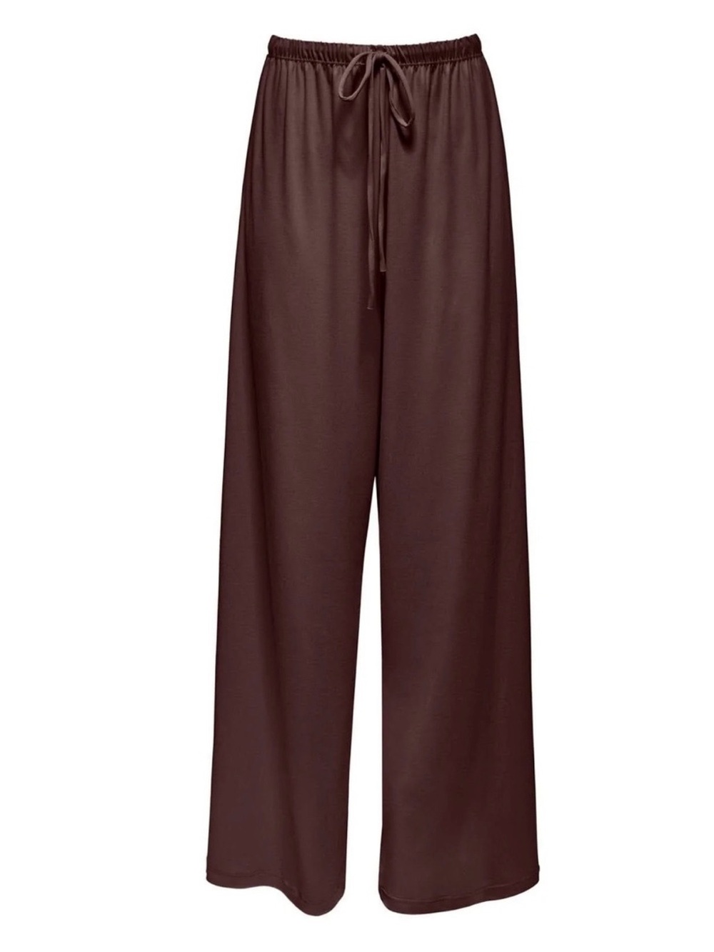 Bumpsuit Wide Leg Chocolate Brown Soft Cloud Pants NWT Maternity Loungewear L